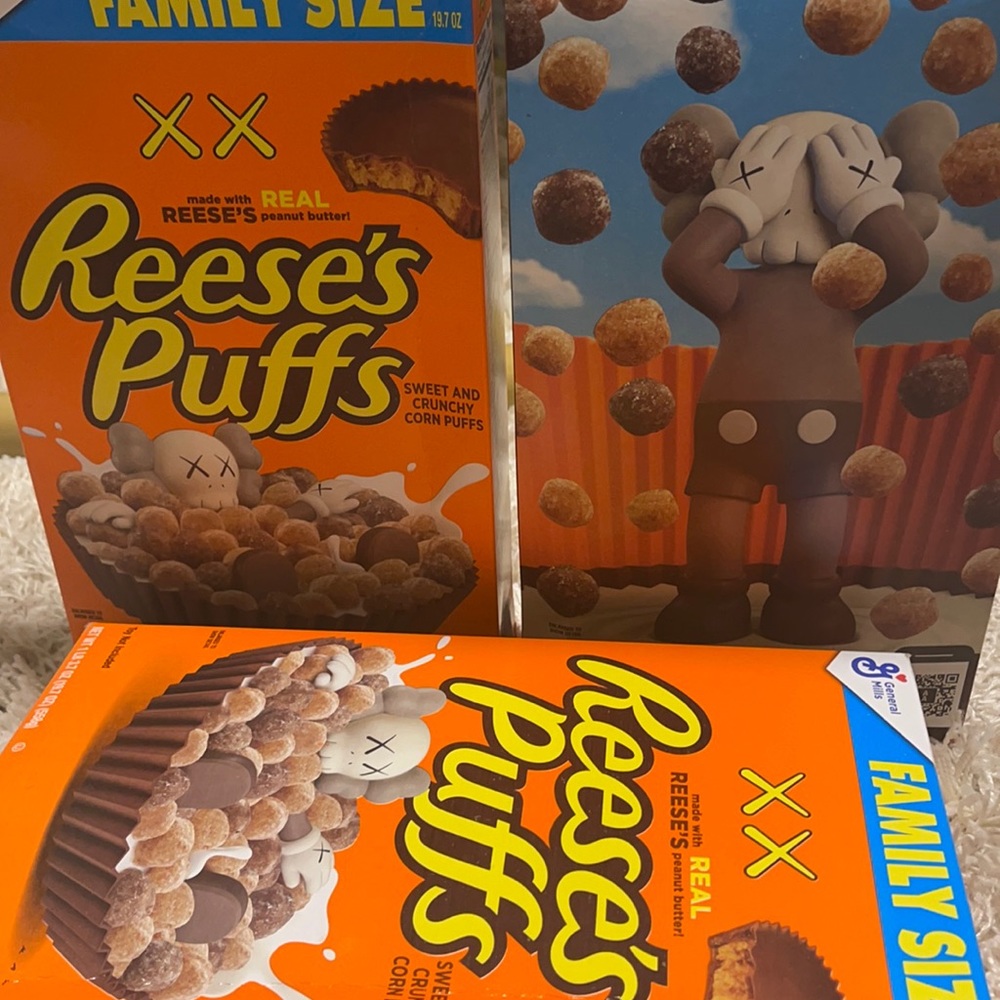 KAWS Reese’s cereal